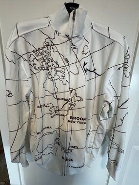 Karl Kani "World Map" Track Jacket – Men's XL